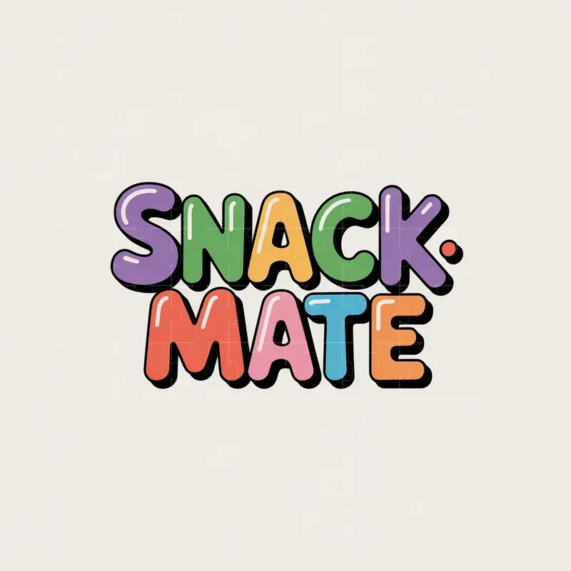 Bubble Text Logo Designs