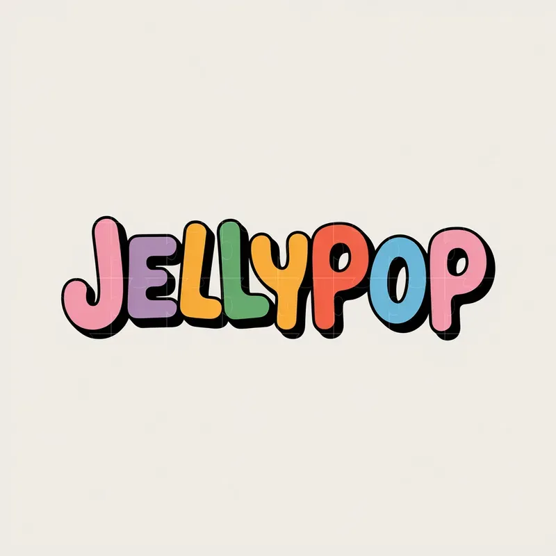 Bubble Text Logo Designs