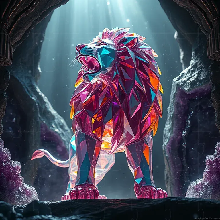 Luminous Prism Crystal Creatures