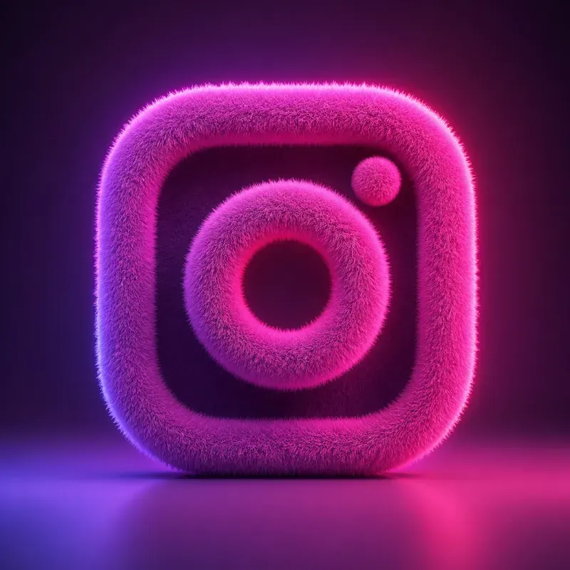 Fluffy Neon 3D Logo Generator
