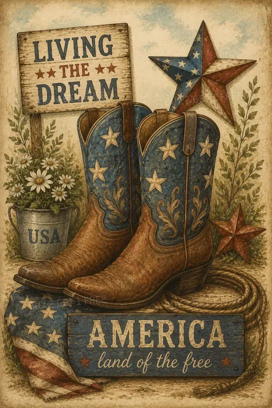 Heartfelt Americana Junk Journals