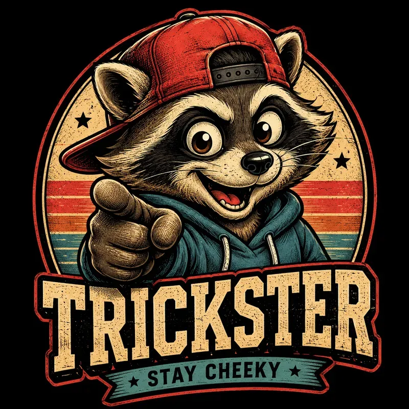 Vintage Cartoon Mascot Logo Generator