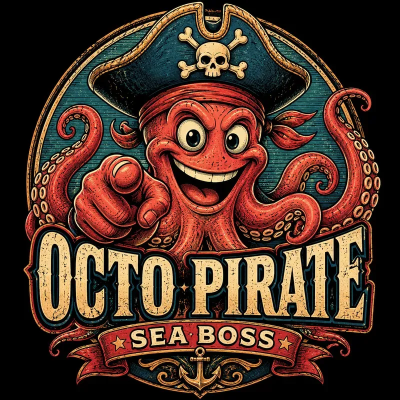 Vintage Cartoon Mascot Logo Generator