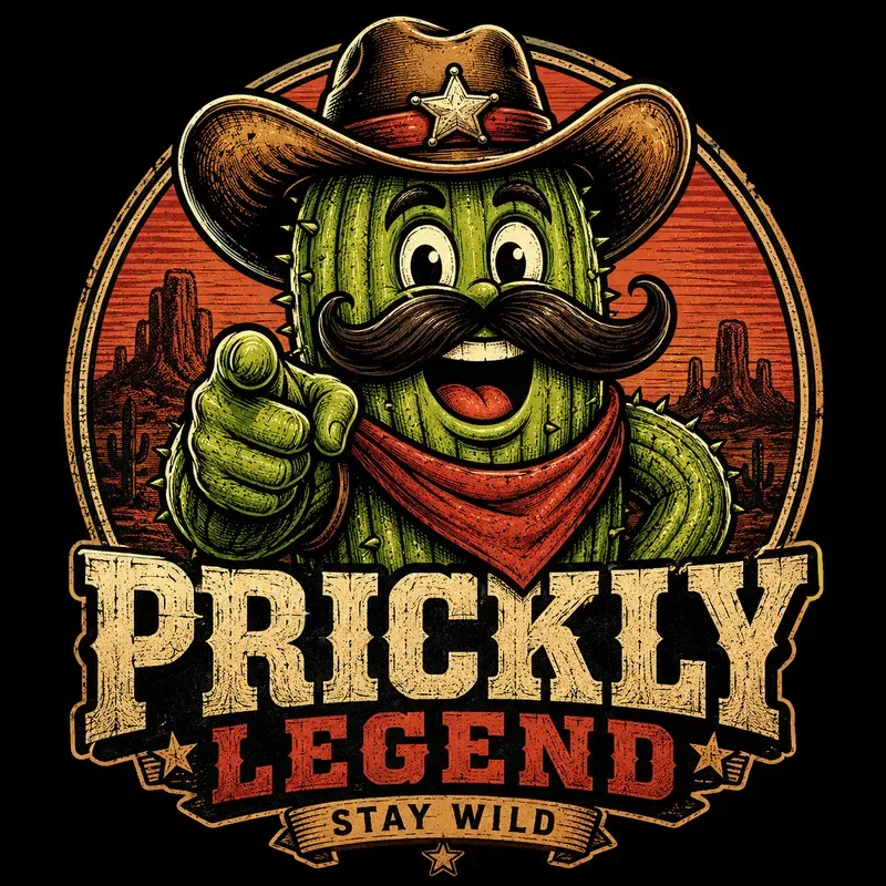Vintage Cartoon Mascot Logo Generator