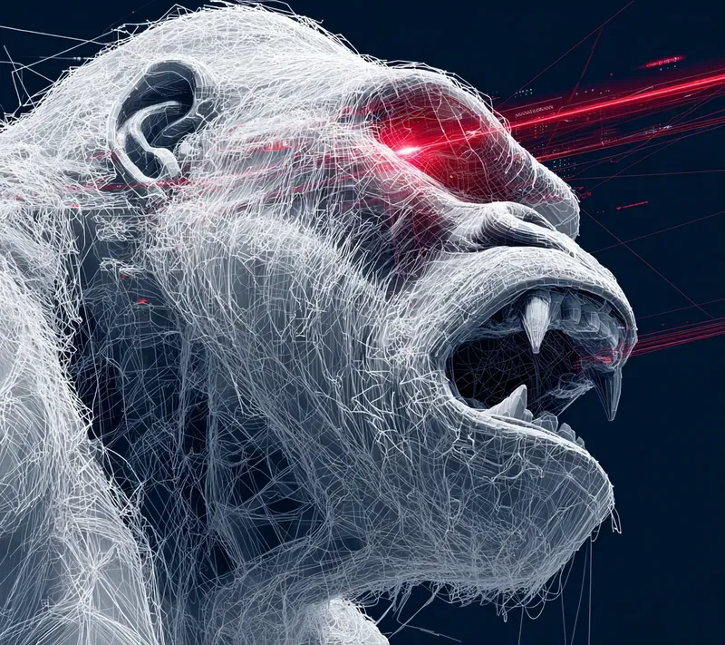 Digital Wireframe Myth Portraits