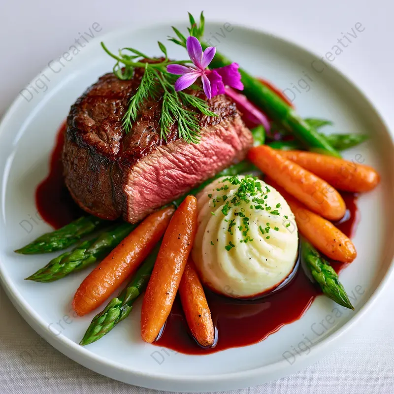 Topdown Refined Food Photography