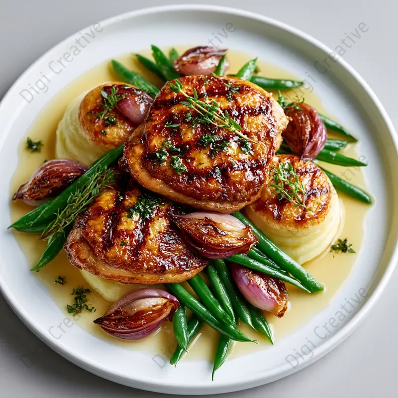 Topdown Refined Food Photography
