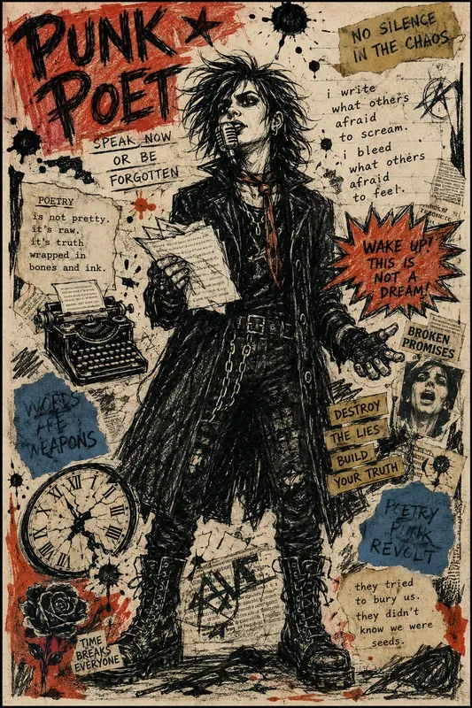 Raw Punk Zine Poster Creators