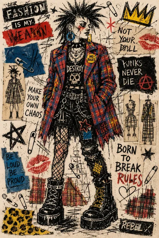 Raw Punk Zine Poster Creators