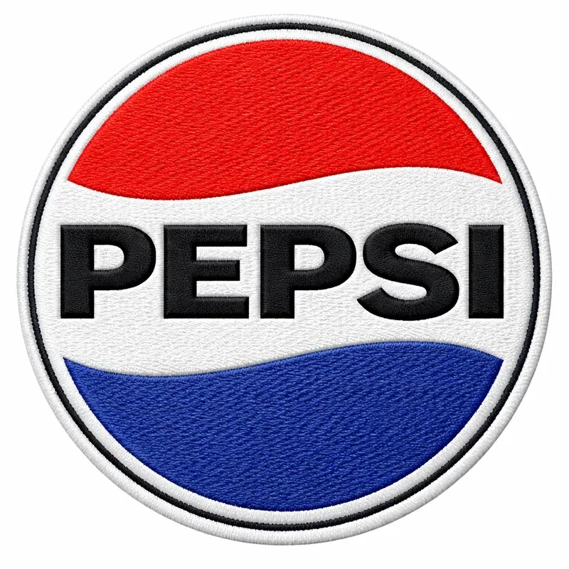 Realistic Embroidered Logo Patches