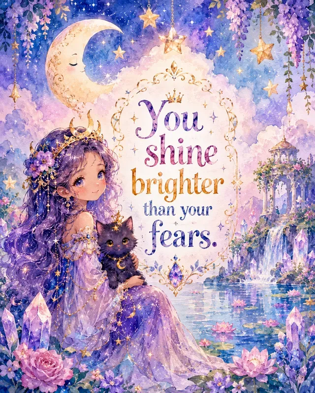 Fantasy Watercolor Motivation Quotes