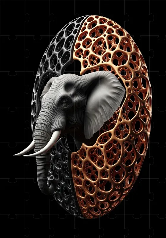 Futuristic Sculptural Portraits