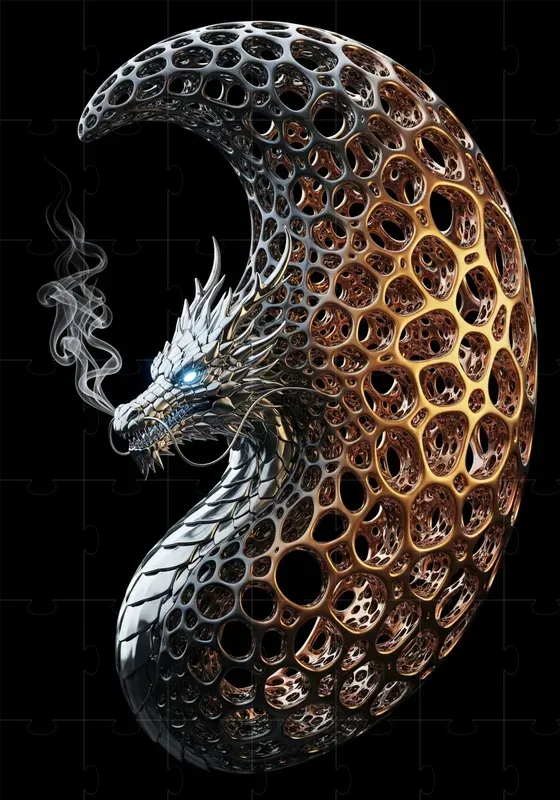 Futuristic Sculptural Portraits