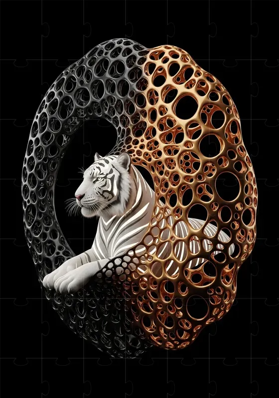 Futuristic Sculptural Portraits