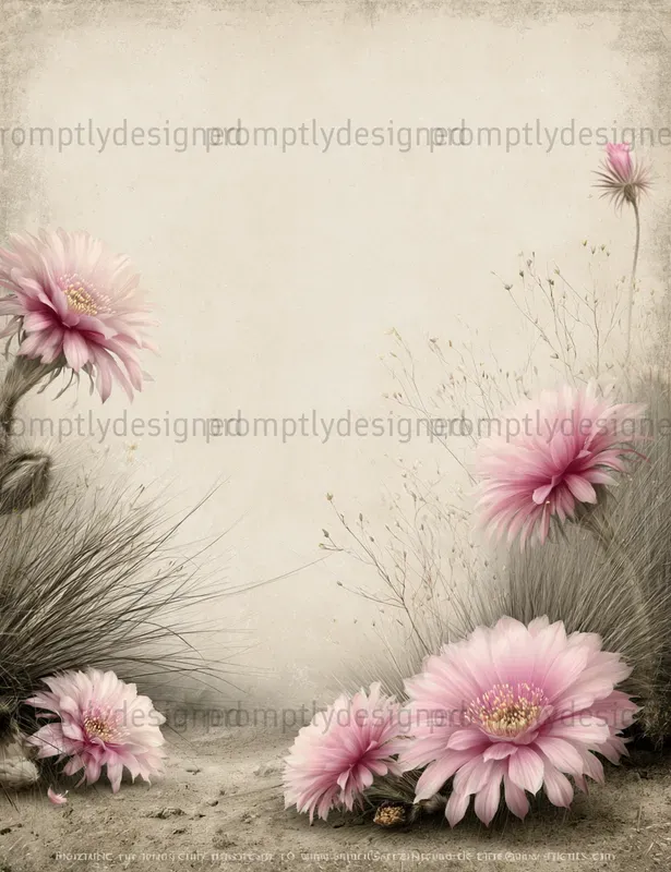 Desert Botanicals Junk Journal Pages