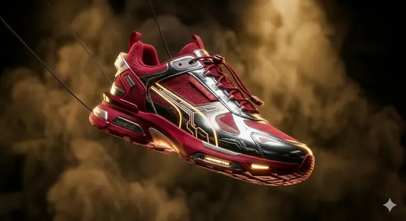 Cinematic Cyberpunk Sneaker Designs