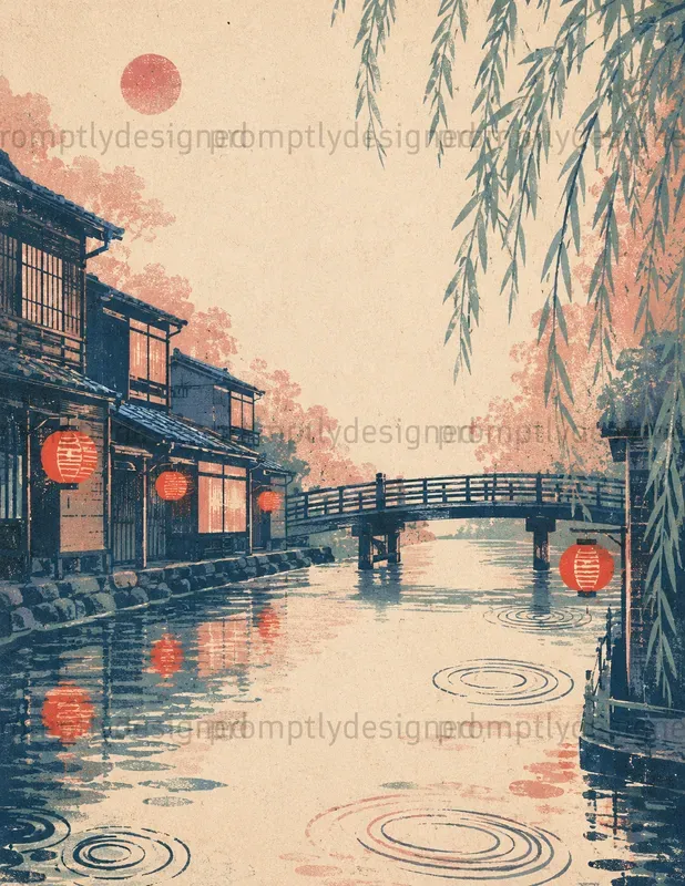 Japanese Print Backgrounds