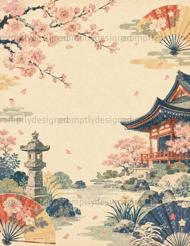 Japanese Print Backgrounds