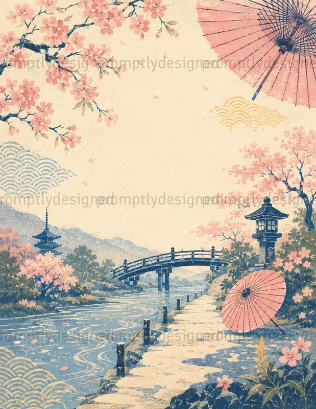 Japanese Print Backgrounds