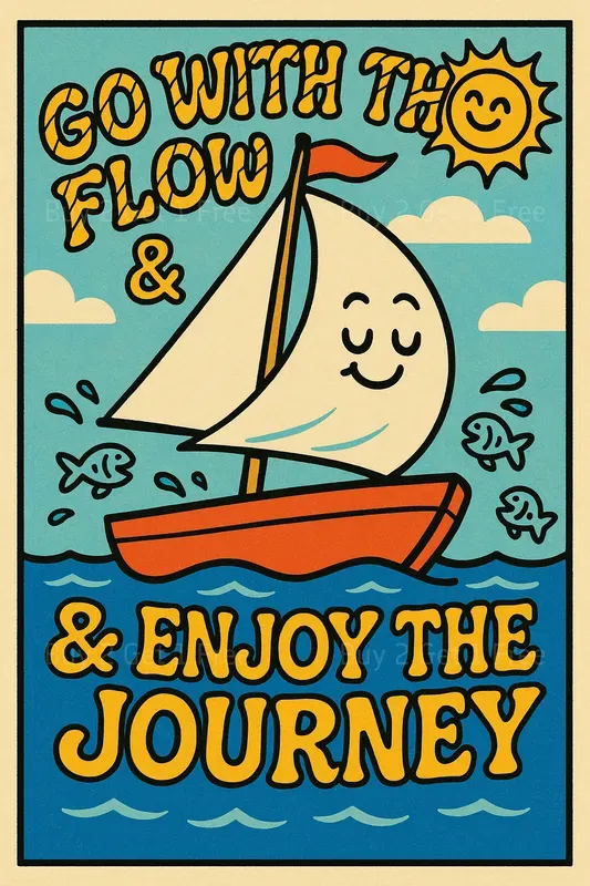 Vintage Summer Cartoon Vibes Posters