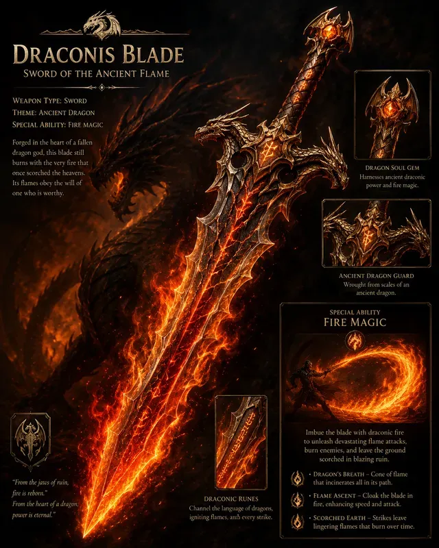 Fantasy Weapon Blueprint Generator