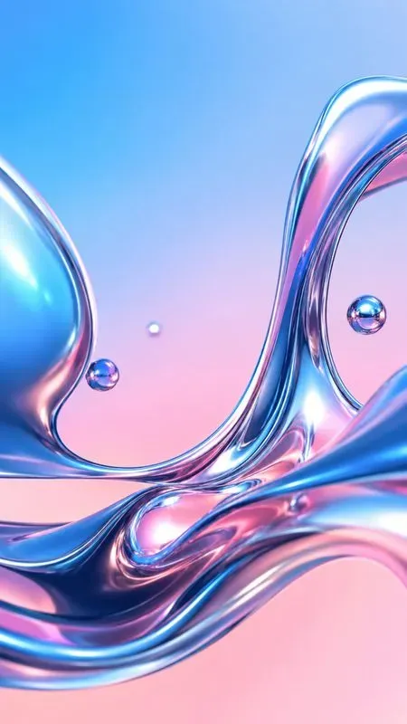 3D Instagram Carousel Chrome Backgrounds