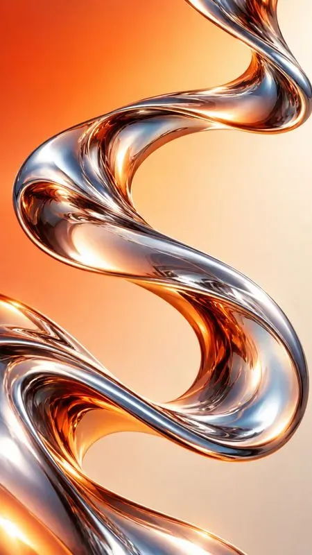 3D Instagram Carousel Chrome Backgrounds