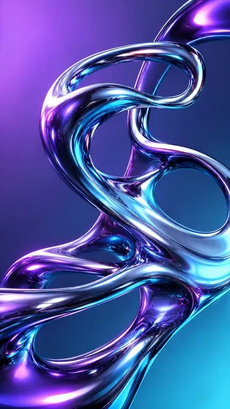 3D Instagram Carousel Chrome Backgrounds