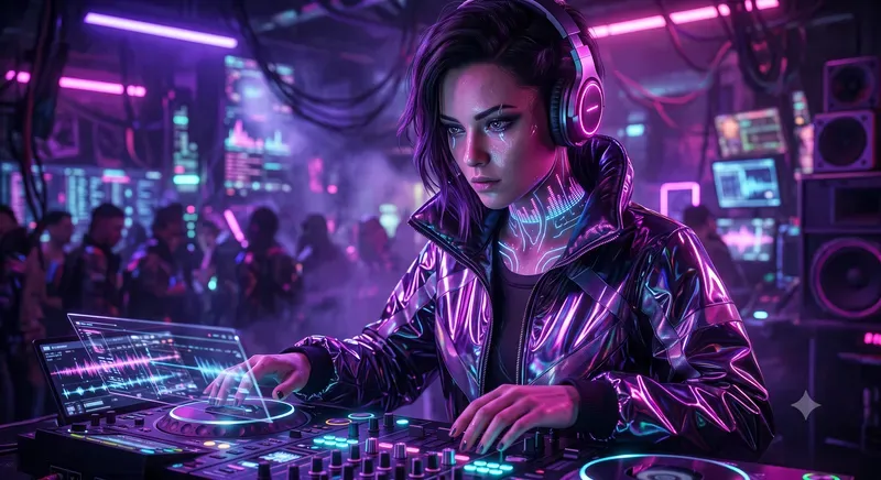 Neon Cyberpunk Character Avatars