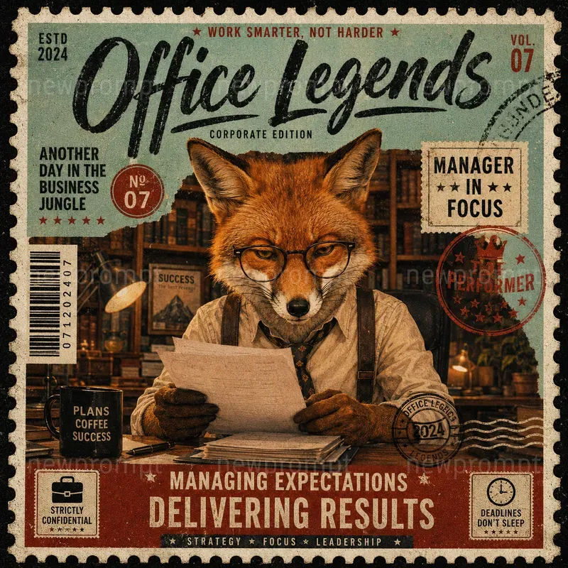 Retro Office Stamp Collections