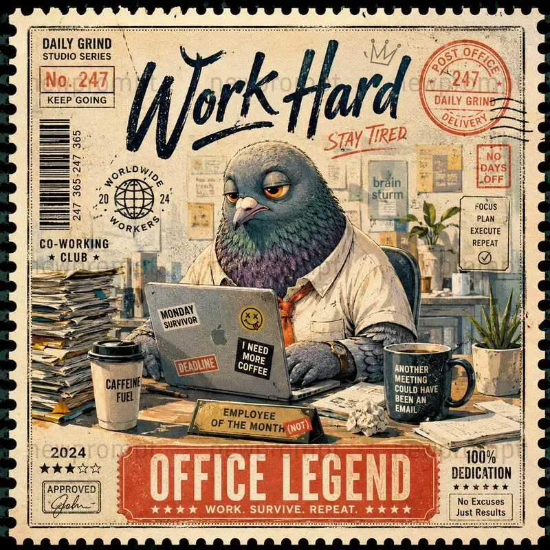 Retro Office Stamp Collections