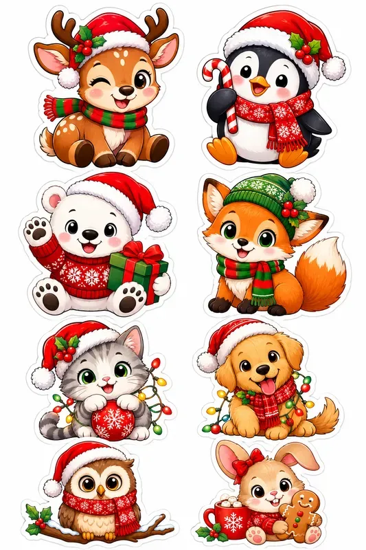Holiday Sticker Sheet Generator
