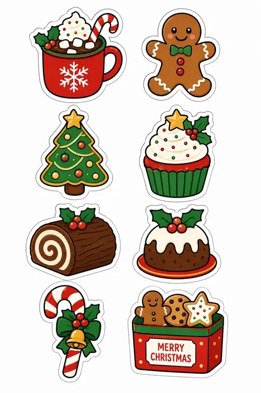 Holiday Sticker Sheet Generator