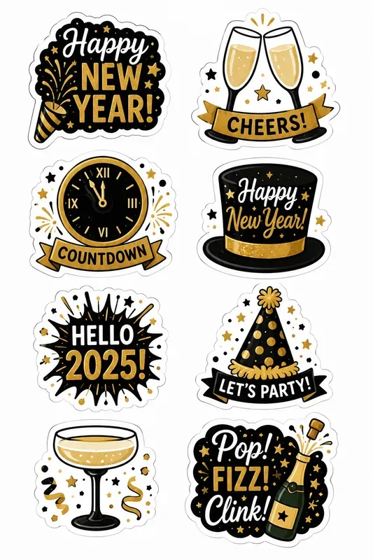 Holiday Sticker Sheet Generator