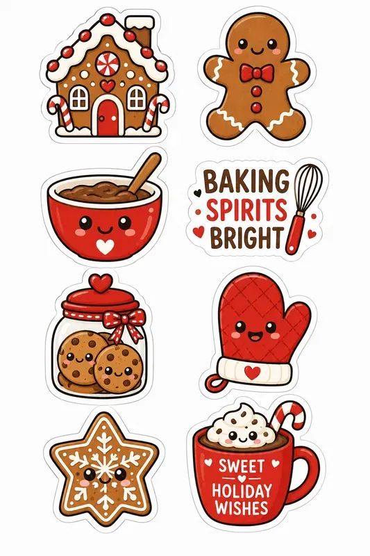 Holiday Sticker Sheet Generator