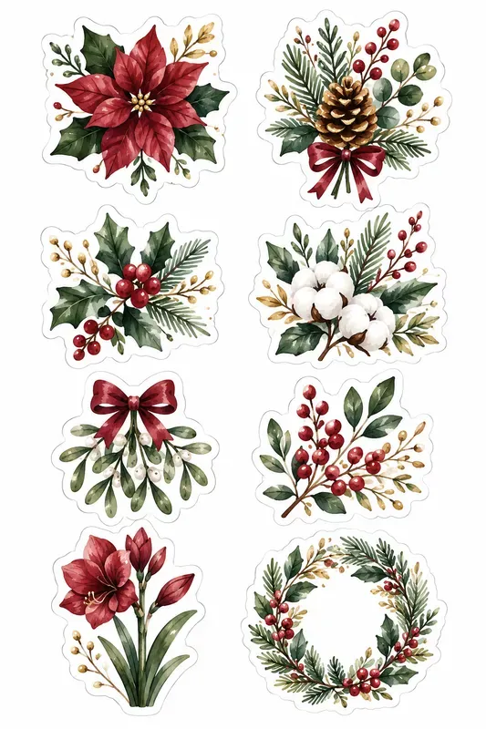 Holiday Sticker Sheet Generator