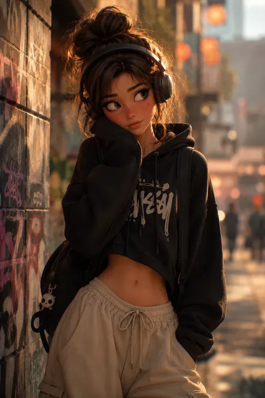 Stylized Cinematic 3D Girl Characters