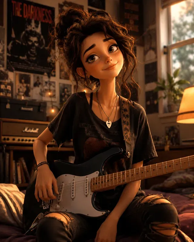 Stylized Cinematic 3D Girl Characters