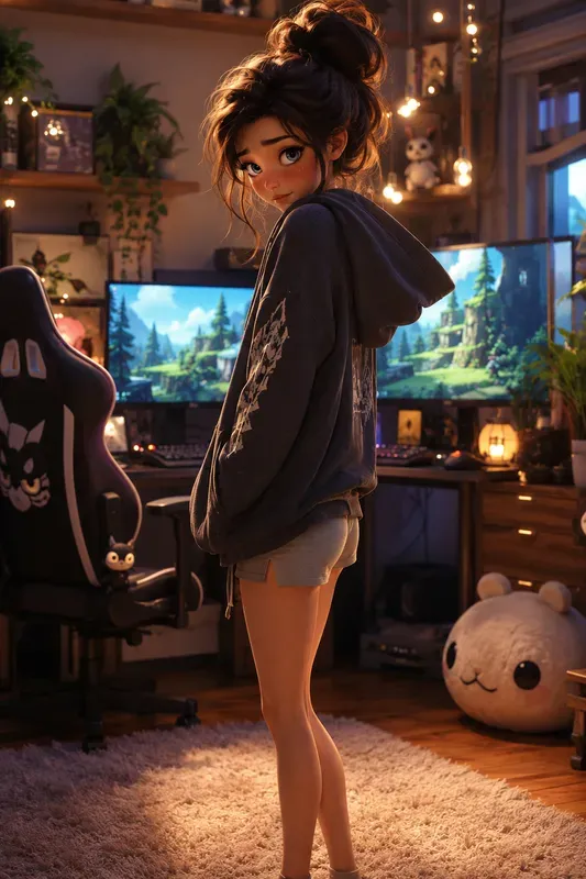 Stylized Cinematic 3D Girl Characters
