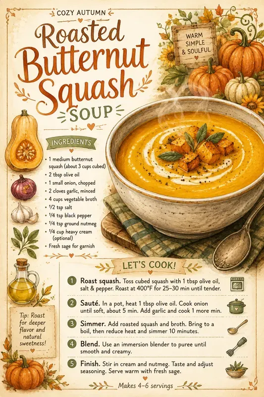 Fall Soup Recipe Cards