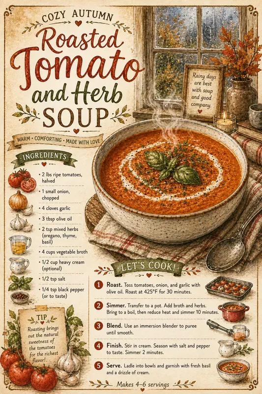 Fall Soup Recipe Cards