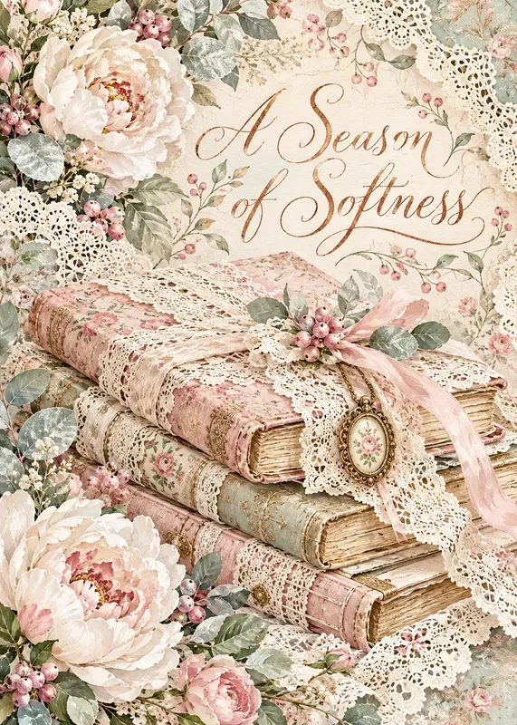 Shabby Chic Christmas Postcard Sets