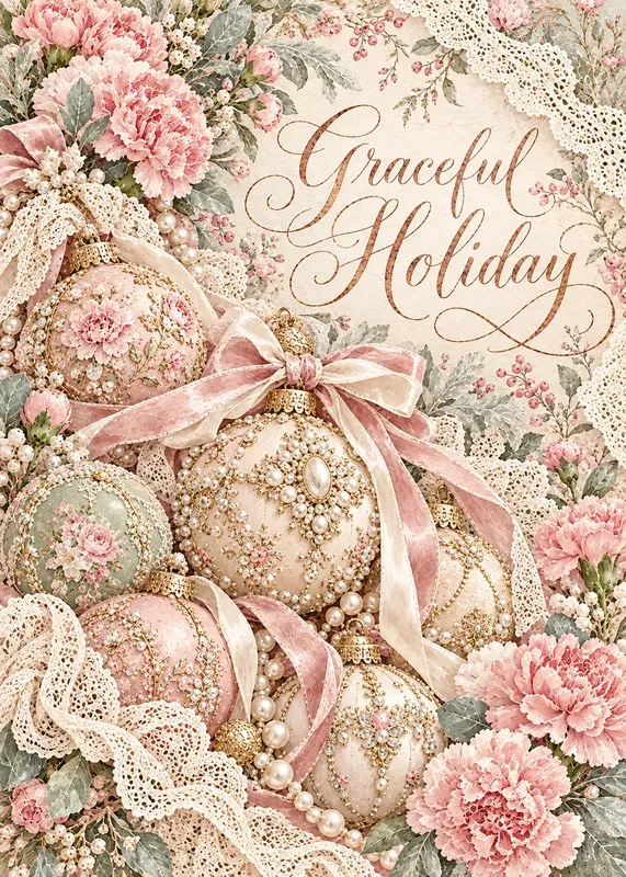 Shabby Chic Christmas Postcard Sets