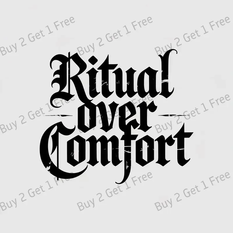 Raw Gothic Quote Sticker Designs