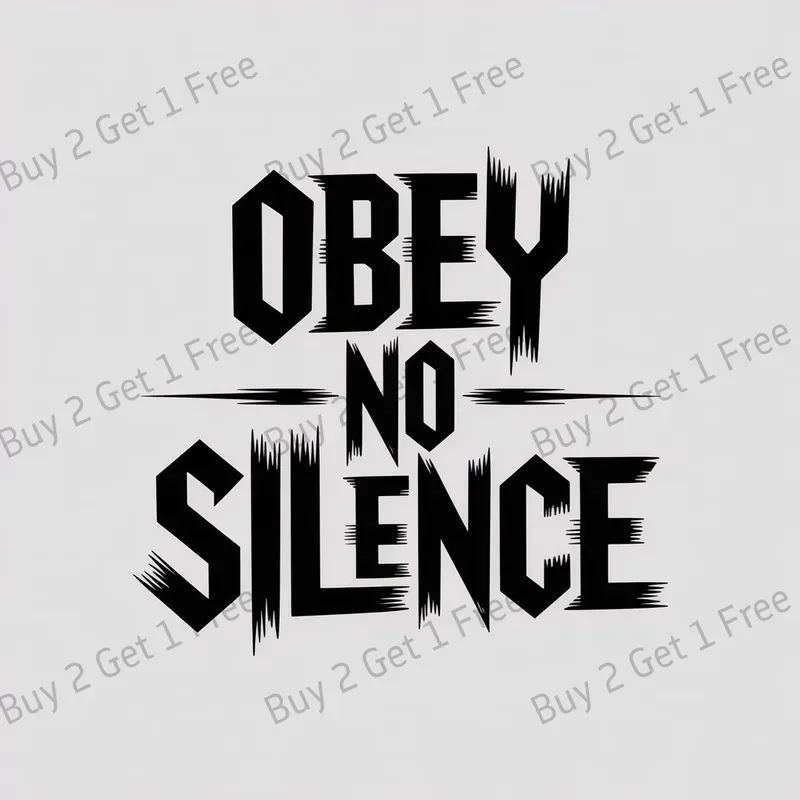 Raw Gothic Quote Sticker Designs