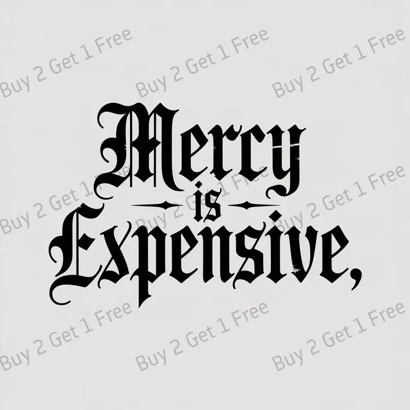 Raw Gothic Quote Sticker Designs