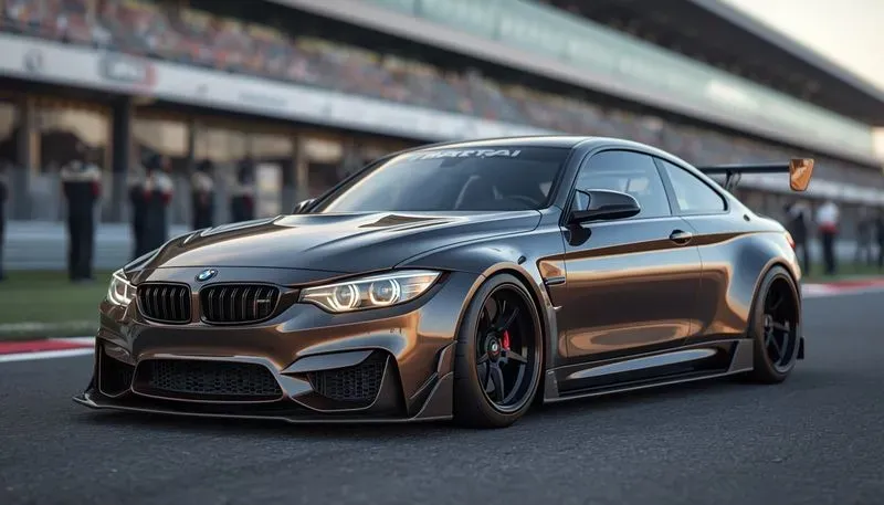 Widebody Racing Car 3D Cinematic Renders