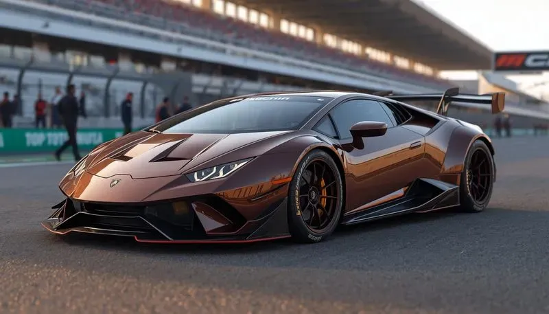 Widebody Racing Car 3D Cinematic Renders