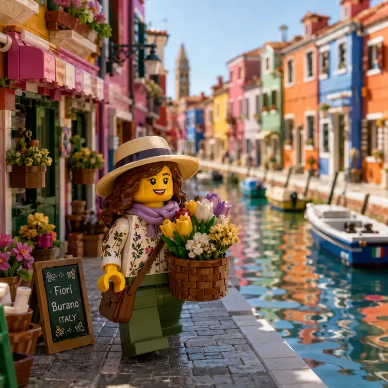 Cute Lego Travel Street Scenes