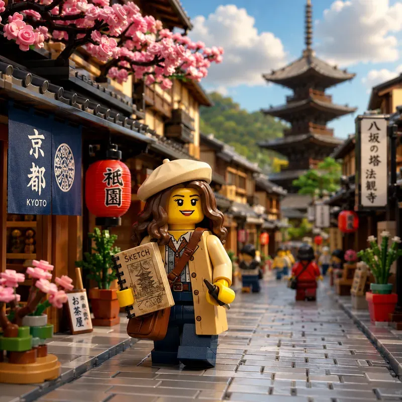 Cute Lego Travel Street Scenes